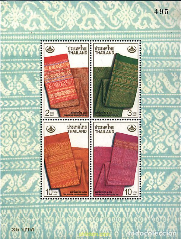 Sellos: 90966 MNH TAILANDIA 2001 PATRIMONIO