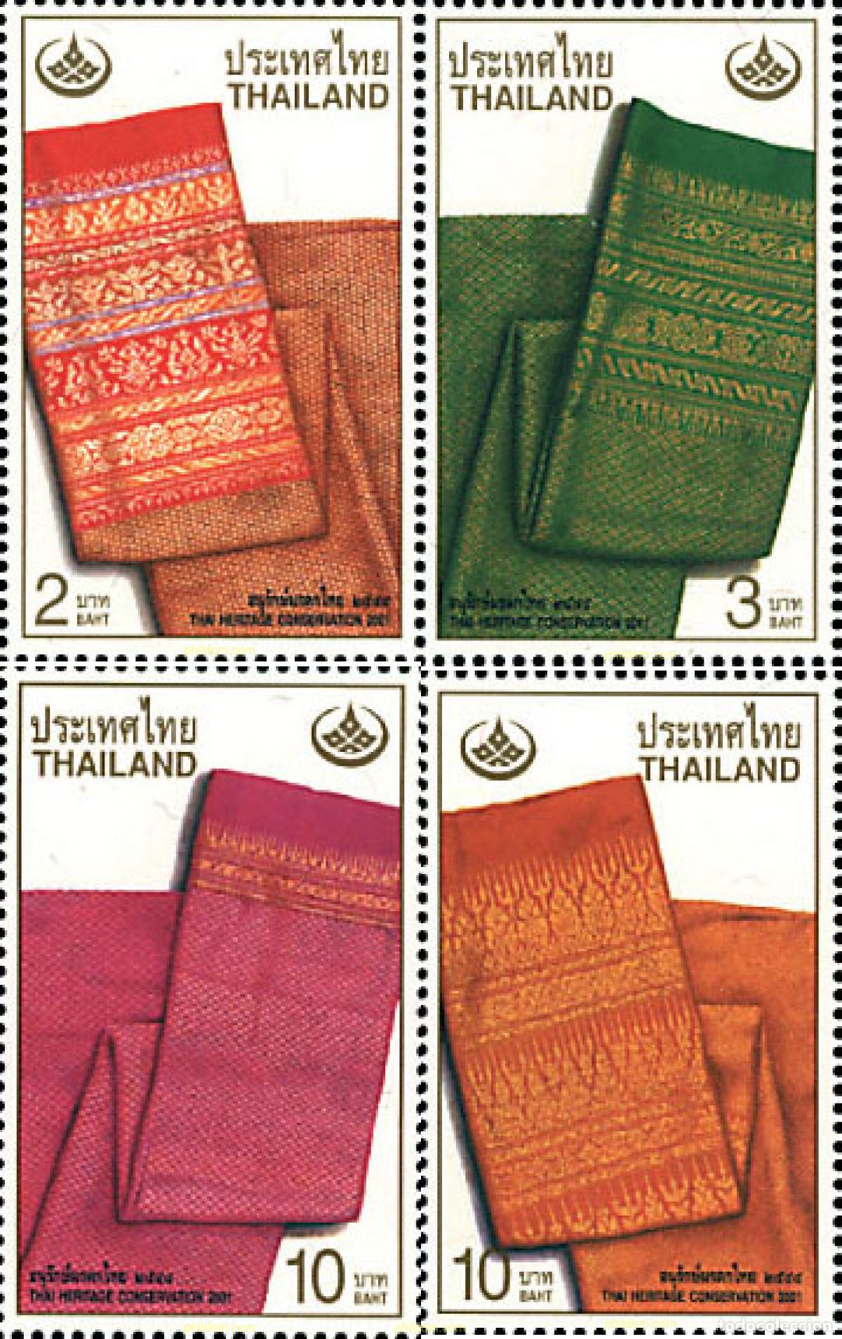 Sellos: 90982 MNH TAILANDIA 2001 PATRIMONIO