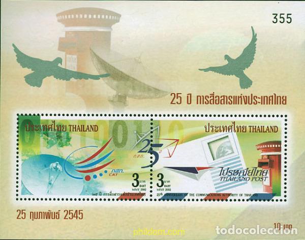 Sellos: 99947 MNH TAILANDIA 2002 25 ANIVERSARIO DE LA AUTORIDAD DE LAS COMUNICACIONES EN TAILANDIA