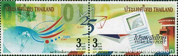 Sellos: 4560 MNH TAILANDIA 2002 25 ANIVERSARIO DE LA AUTORIDAD DE LAS COMUNICACIONES EN TAILANDIA