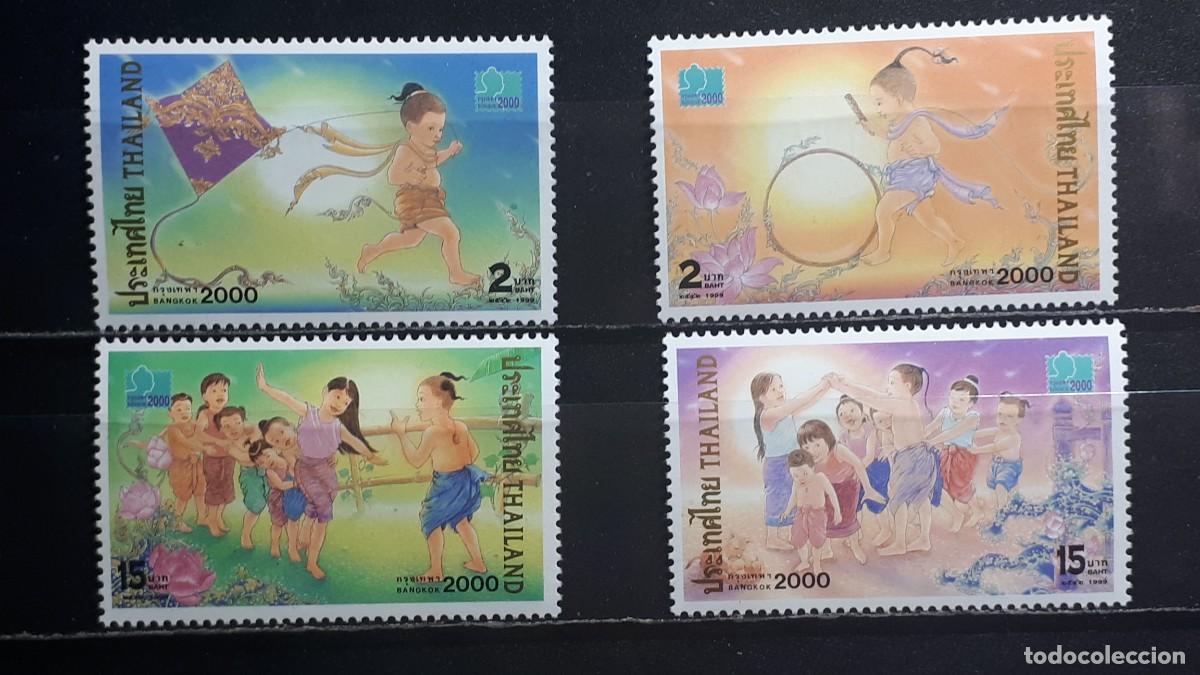 Sellos: THAILANDIA. A&Ntilde;O 1999. **. YVERT 1845/8.