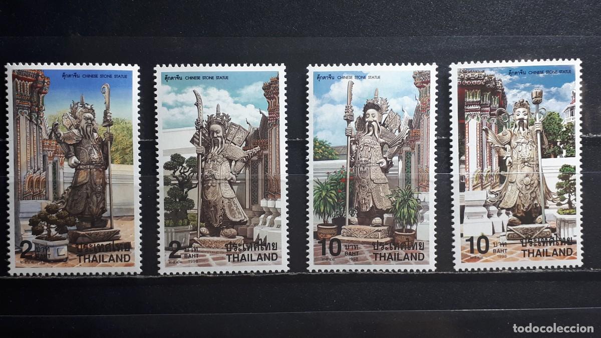 Sellos: THAILANDIA. A&Ntilde;O 1998. **. YVERT 1808/11