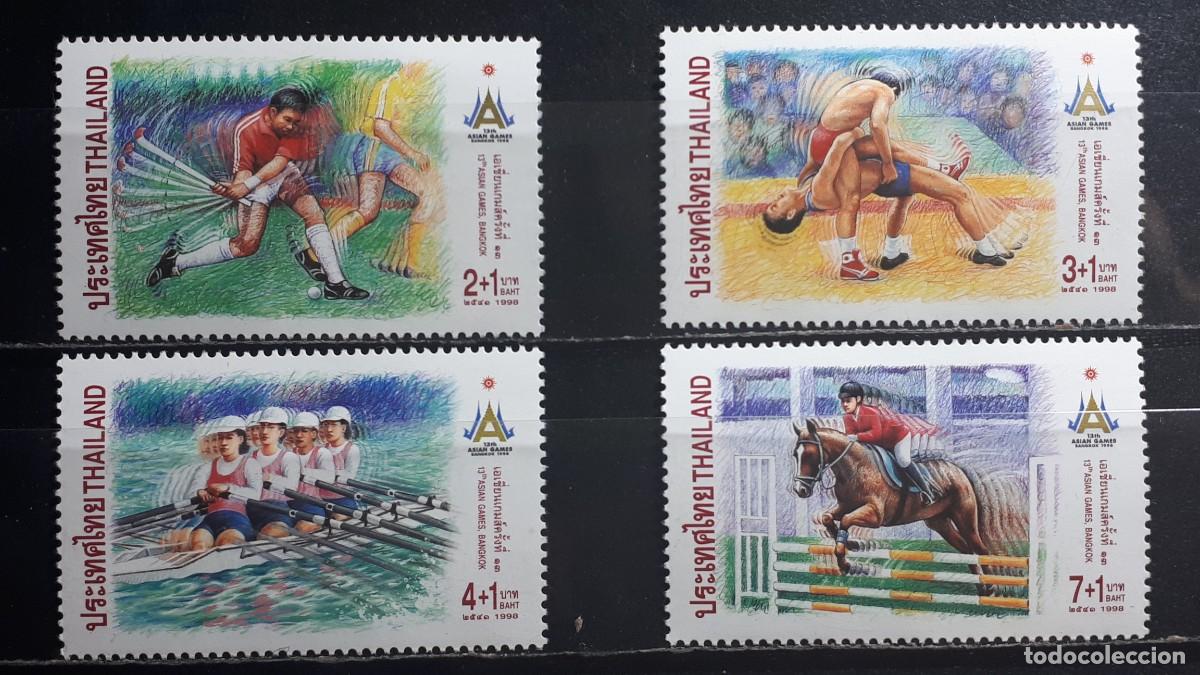 Sellos: THAILANDIA. A&Ntilde;O 1998. **. YVERT 1829/32