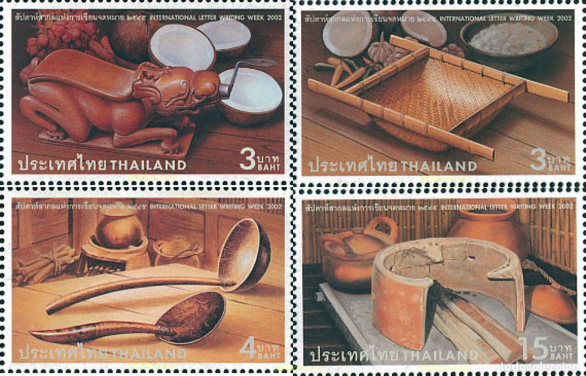 Sellos: 128361 MNH TAILANDIA 2002 SEMANA DE LA CARTA