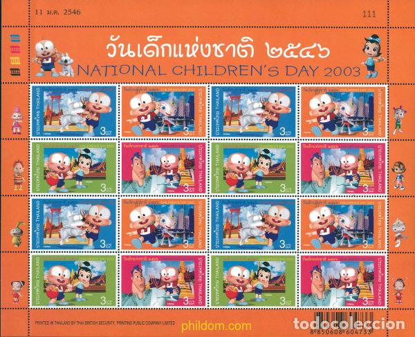 Sellos: 128375 MNH TAILANDIA 2003 DIA MUNDIAL DE LA INFANCIA