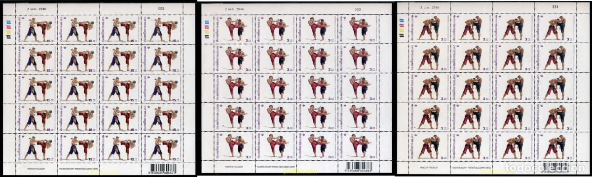 Sellos: 274976 MNH TAILANDIA 2003 BOXEO TAILANDES