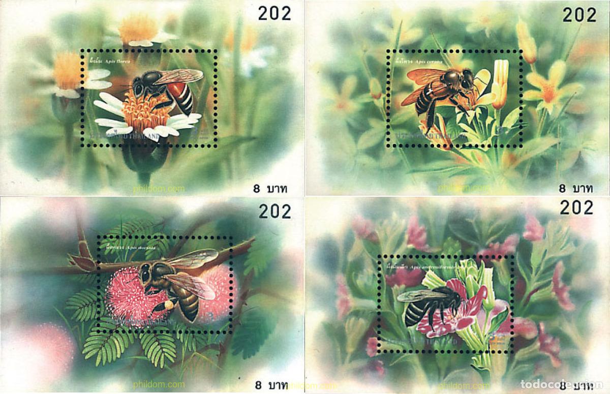 Sellos: 145197 MNH TAILANDIA 2000 INSECTOS