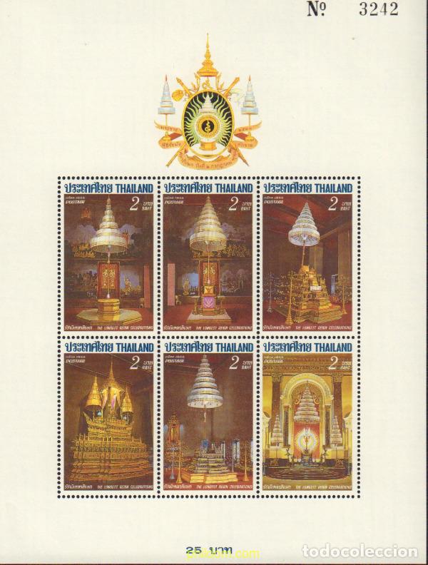 Francobolli: 149157 MNH TAILANDIA 1988 TRONOS REALES