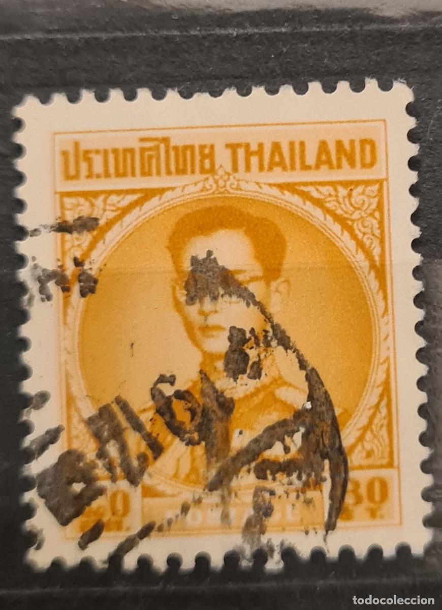 Sellos: Sello usado de Tailandia 1963-71: Rey Bhumibol Adulyadej (Rama IX)