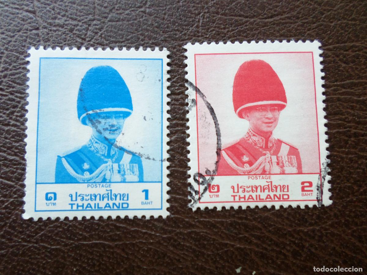 Sellos: -tailandia, 1988, Rama IX, Yvert 1243/44