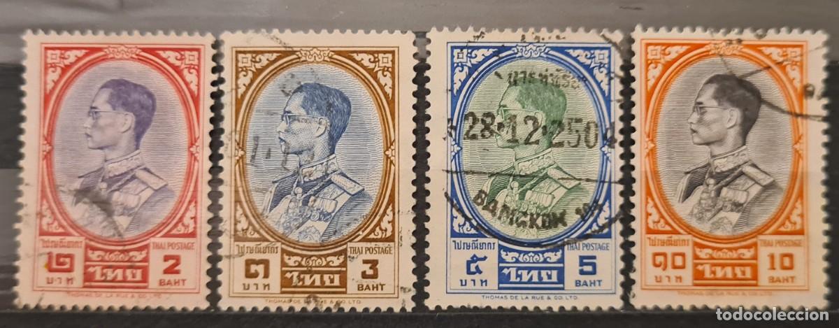 Sellos: Serie de sellos usados de Tailandia 1961-68: Rama IX
