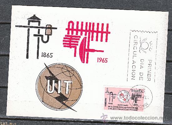 Sellos: CENTENARIO DE LA UNION INTERNACIONAL DE LAS TELECOMUNICACIONES - Foto 1