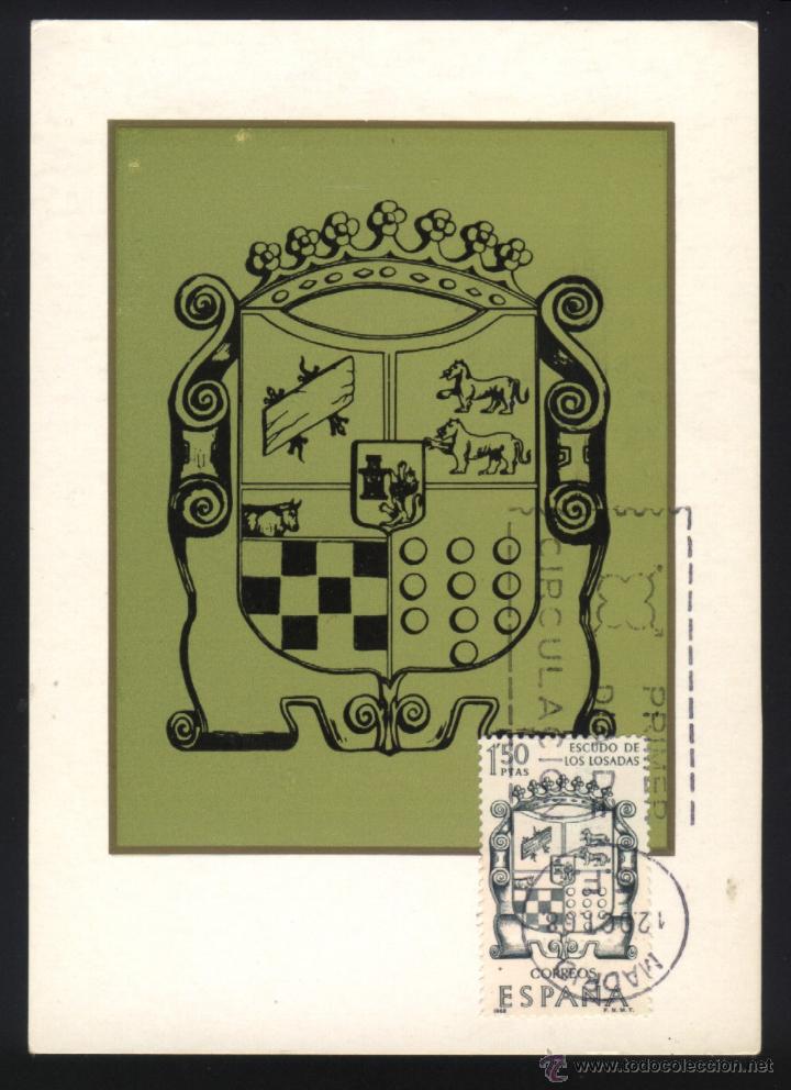 Sellos: A-1891- MAXIMA ESCUDO DE LOS LOSADA. - Foto 1