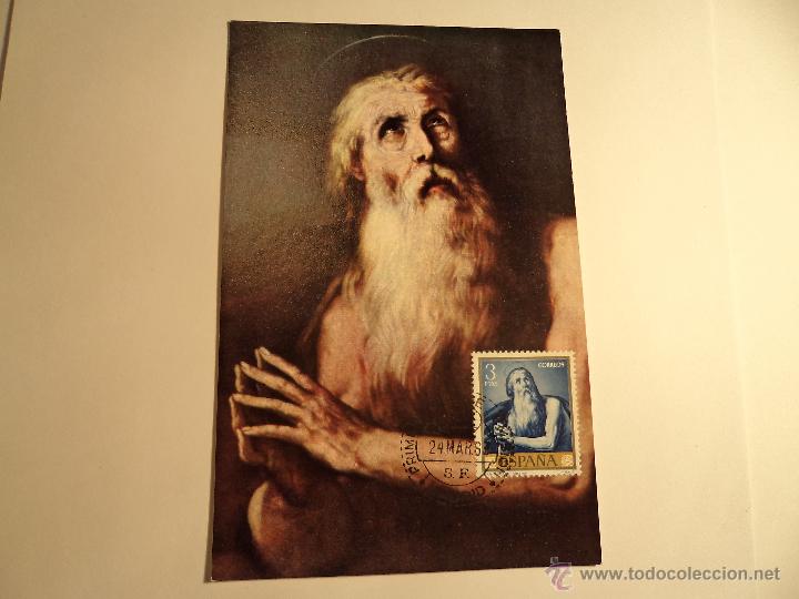 Sellos: Tarjeta m&aacute;xima. Primer d&iacute;a. 1963 - Foto 1