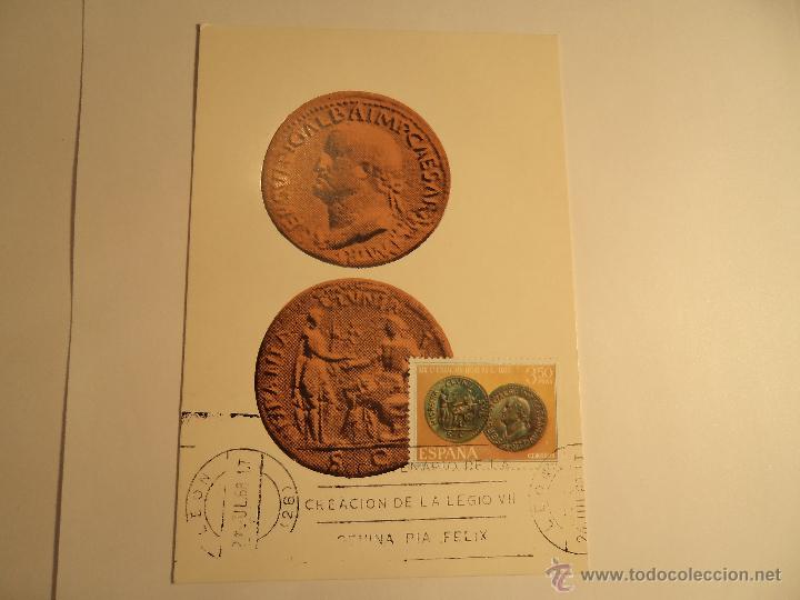 Sellos: Tarjeta maxima. Primer d&iacute;a. 1968 - Foto 1