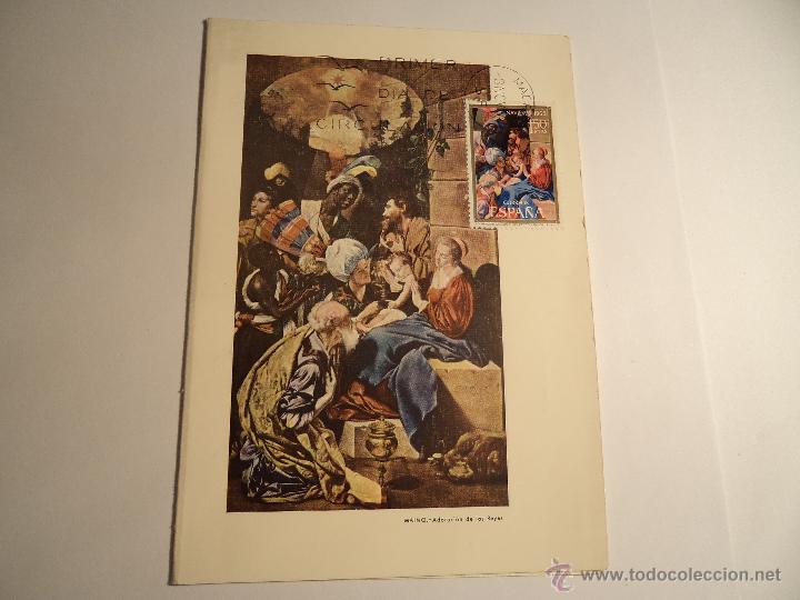 Sellos: Tarjeta m&aacute;xima. Primer d&iacute;a. 1969 - Foto 1