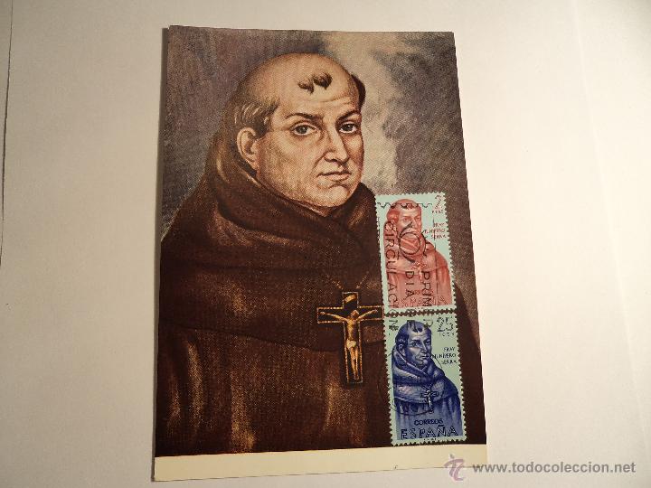 Sellos: Tarjeta m&aacute;xima. Primer d&iacute;a. 1963 - Foto 1