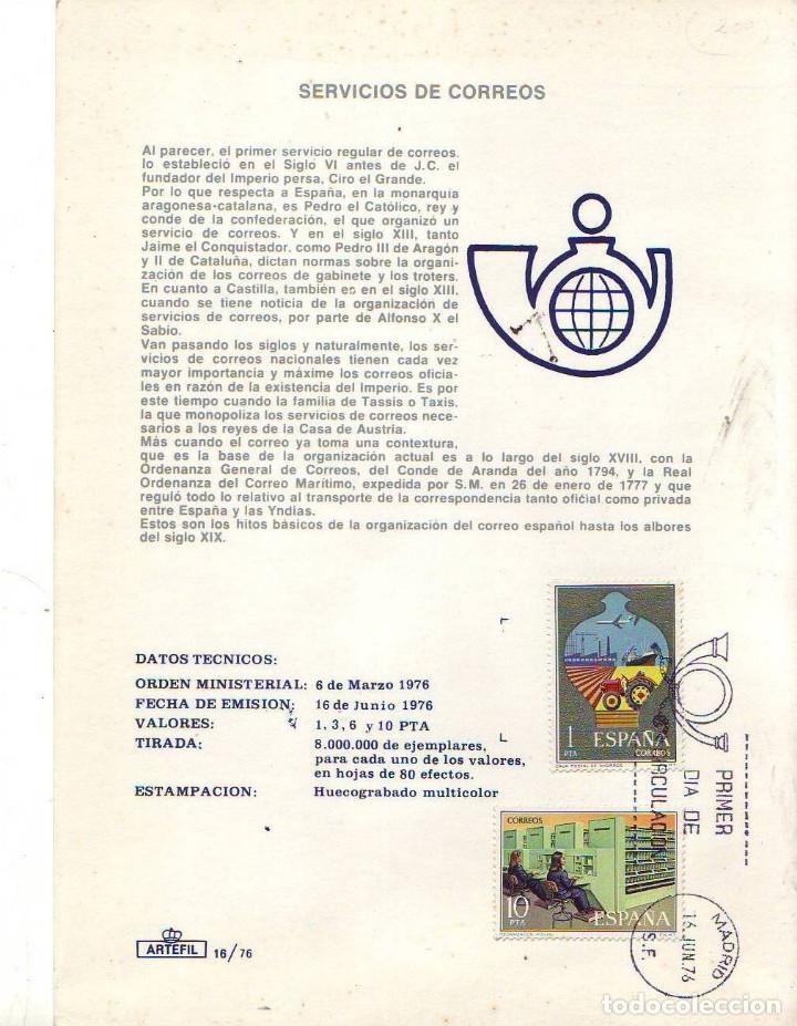 Sellos: servicio de correos - Foto 1