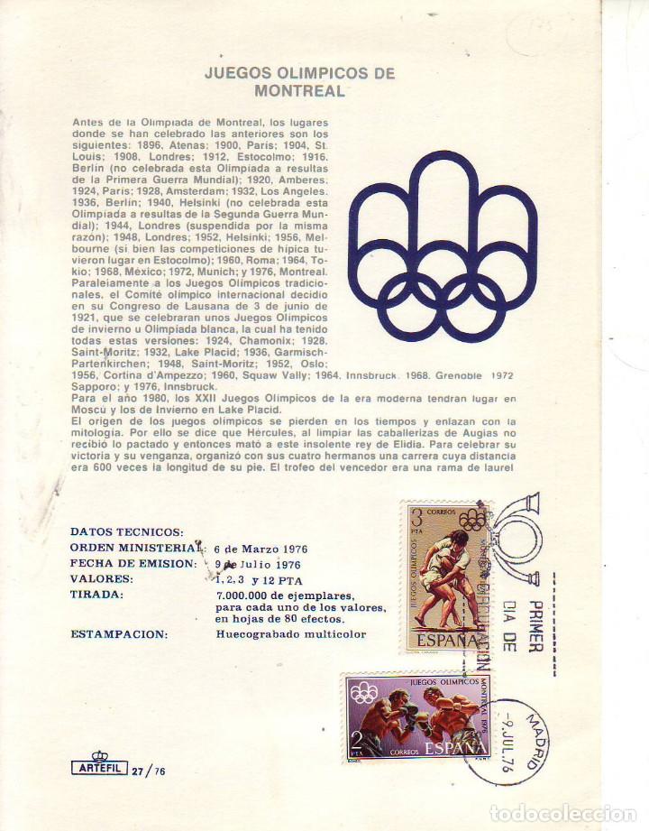 Sellos: juegos olimpicos de montreal - Foto 1