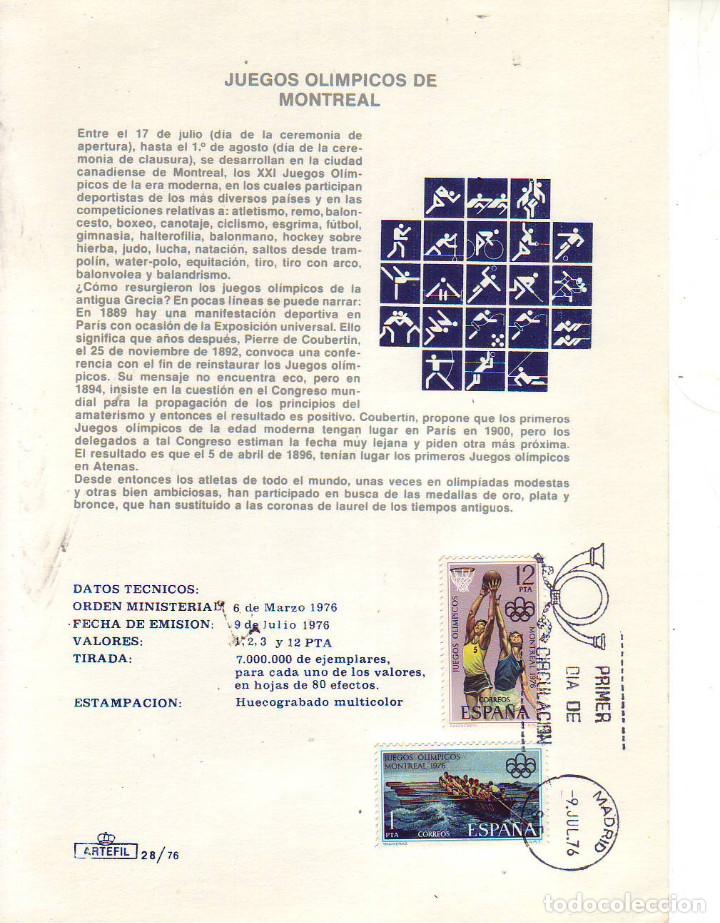 Sellos: juegos olimpicos de montreal - Foto 1