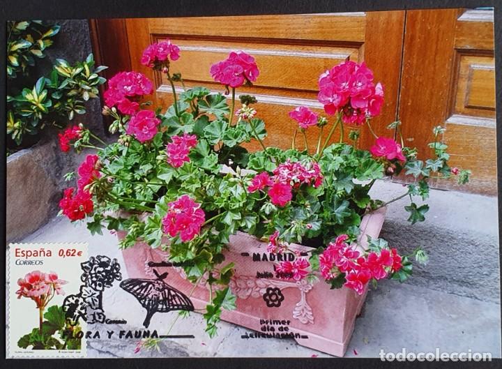 Sellos: Tarjeta M&aacute;xima - Flora: Geranio Madrid 2009 - Foto 1
