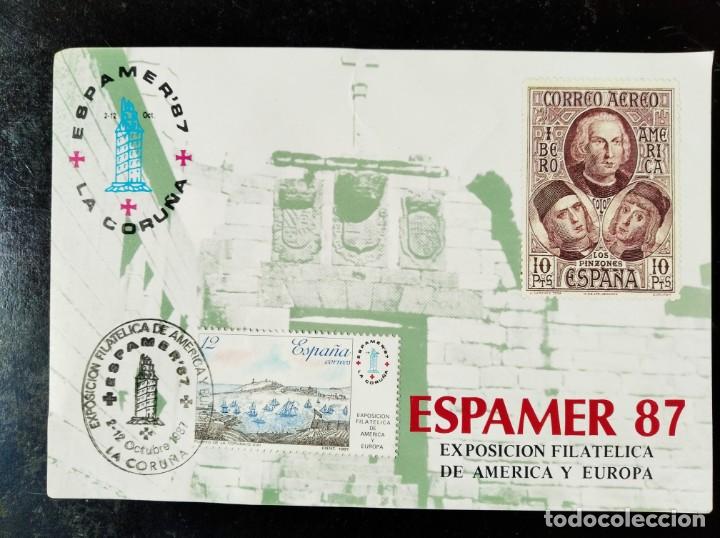 Sellos: ESPAMER 87 - LA CORU&Ntilde;A - Foto 1