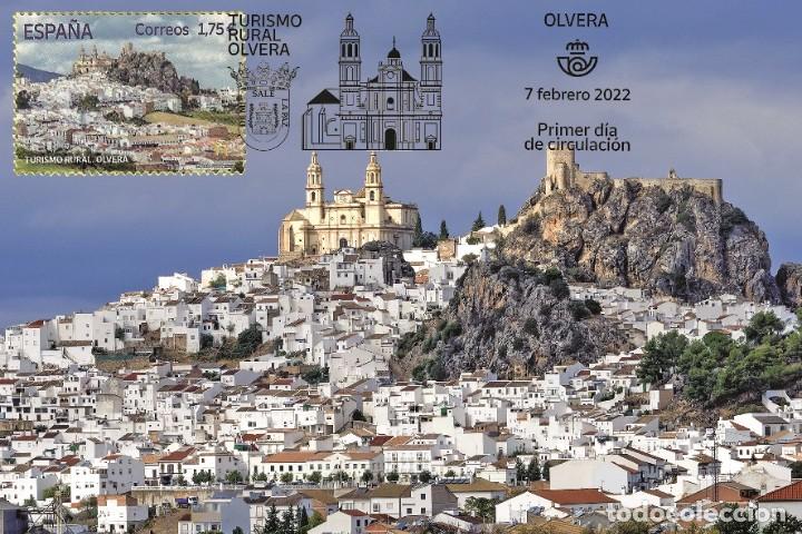 Sellos: Spain 2022 - Rural Tourism - Olvera carte maximum - Foto 1