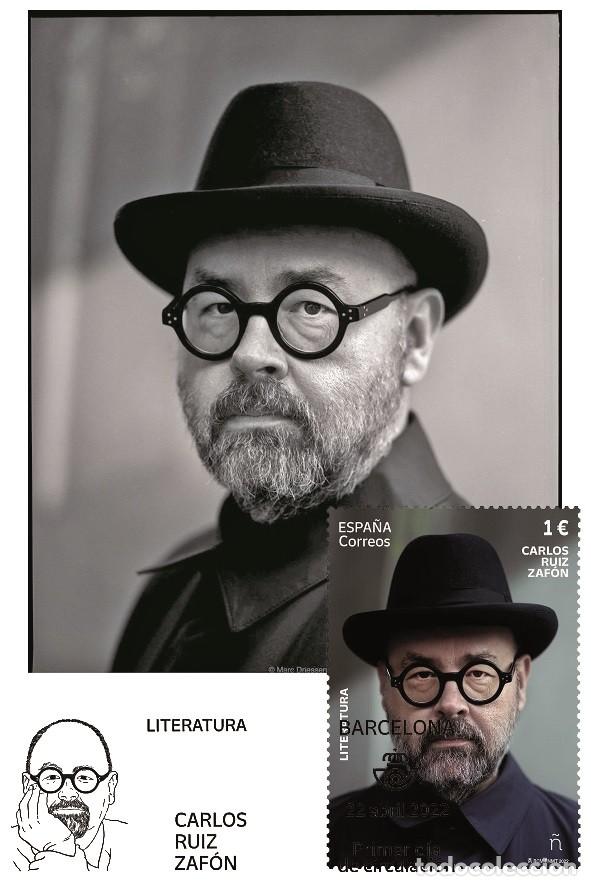 Literature - Carlos Ruiz Zafón, Spain Stamps