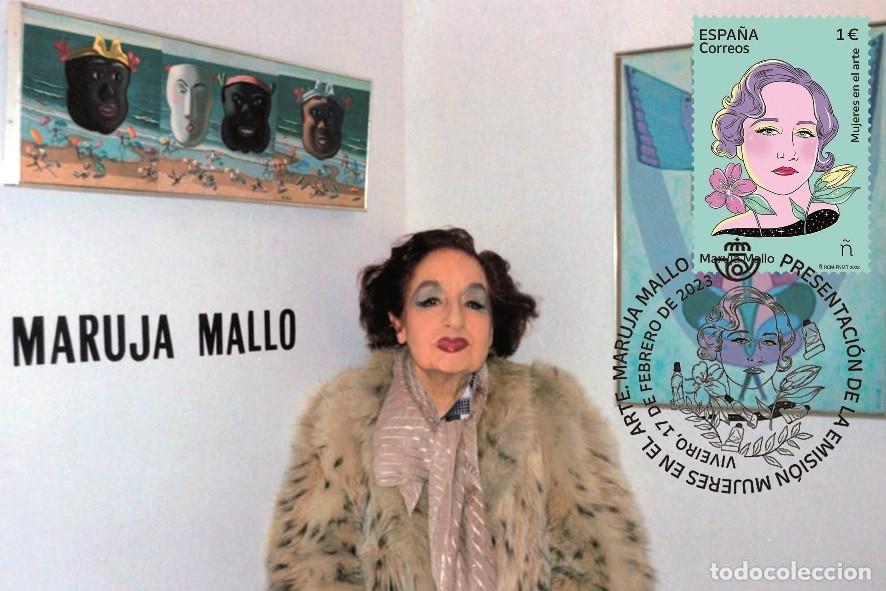 Sellos: Spain 2023 - Maruja Mallo carte maximum - Foto 1