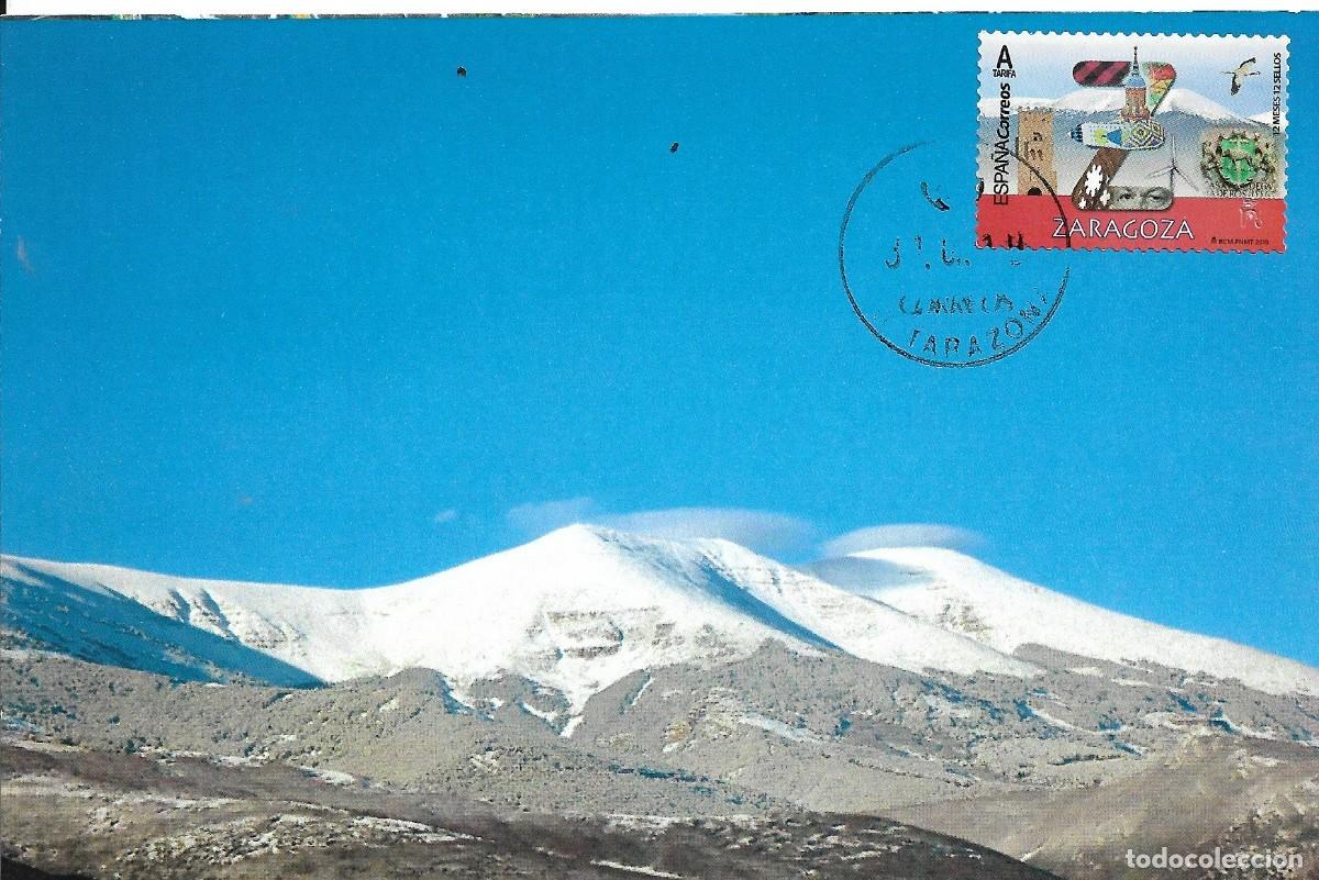 Sellos: ESPA&Ntilde;A. TARJETA MAXIMA. MONCAYO. 2019 - Foto 1