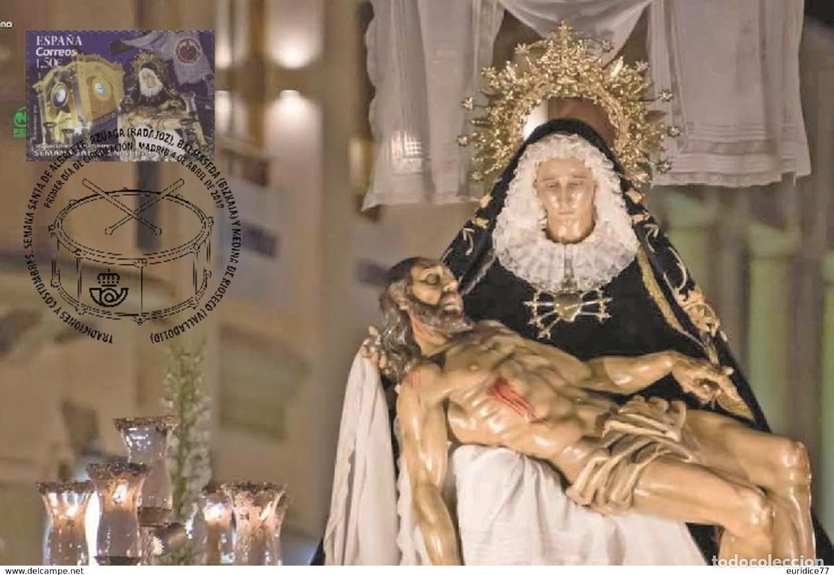 Sellos: Spain 2019 - Semana Santa carte maximum - Foto 1