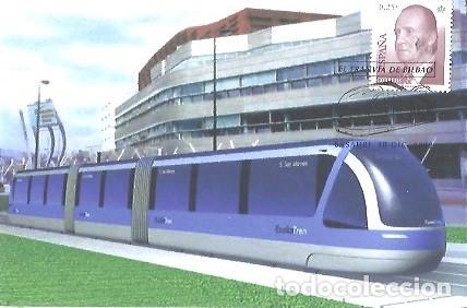 Sellos: TARJETA MAXIMA EL TRAMVIA DE BILBAO - Foto 1