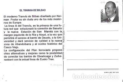 Sellos: TARJETA MAXIMA EL TRAMVIA DE BILBAO - Foto 2