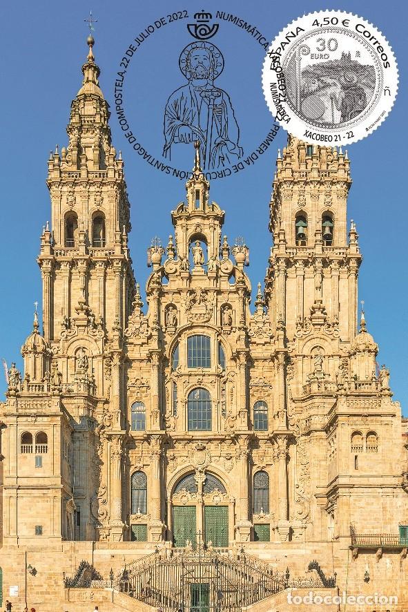 Sellos: Spain 2022 - Xacobeo 21-22 carte maximum - Foto 1