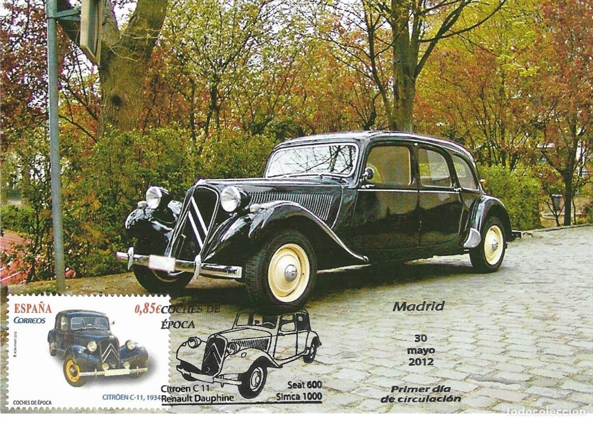 Sellos: Spain 2012 - Citroen C-11 1934 carte maximum - Foto 1