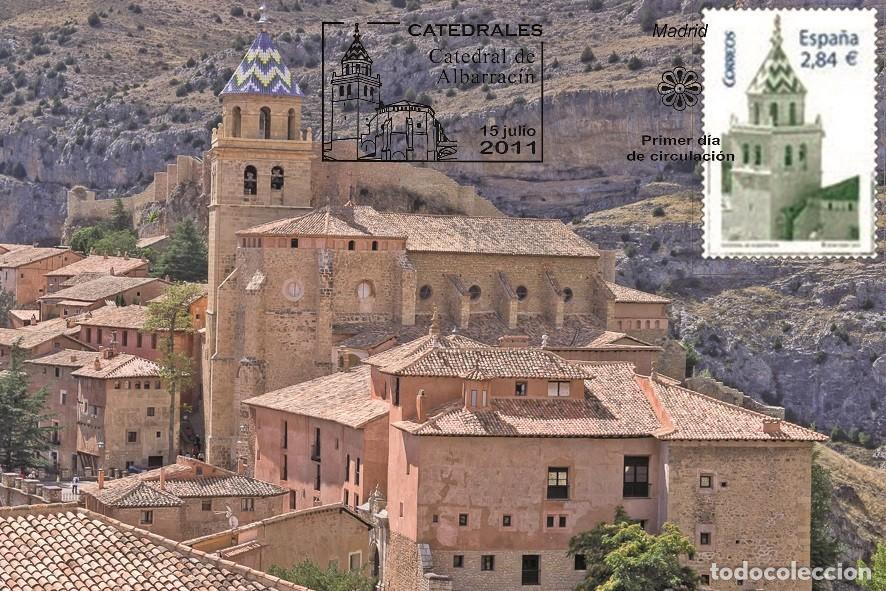 Sellos: Spain 2011 - Catedral de Albarracin carte maximum - Foto 1