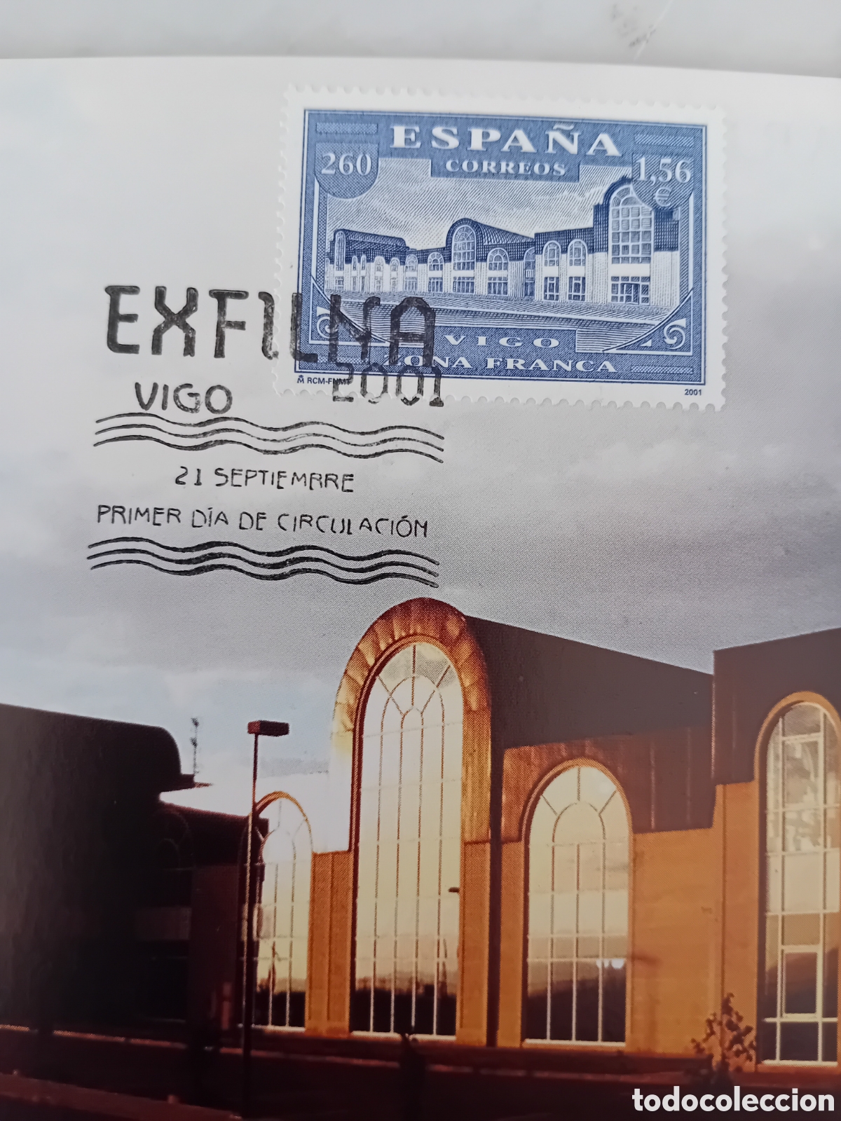 Sellos: tarjeta m&aacute;xima edificio central del Consorcio de la Zona Franca Vigo - Foto 2