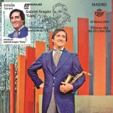 Sellos: SPAIN 2024 - GABRIEL ARAGON,50 AÑOS DE LOS PAYASOS DE LA TELE CARTE MAXIMUM