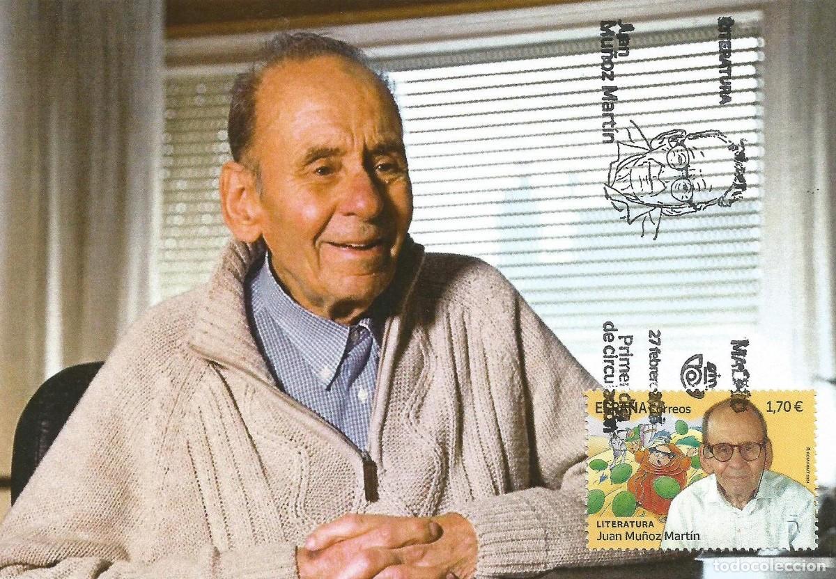 Sello De Correos España 2024 - Juan Muñoz Martín, Escritor De 'Fray Perico' Y 'El Pirata Garrapata', Serie Literatura, Tirada 115.000 Ejemplares