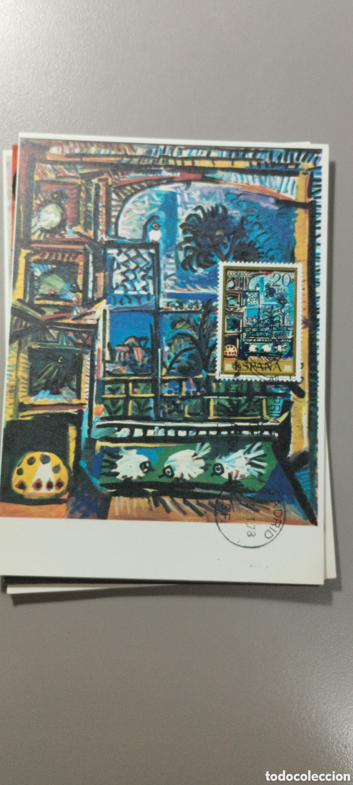 Sellos: Tarjeta M&aacute;xima Picasso 8 a&ntilde;o 1978 - Foto 4