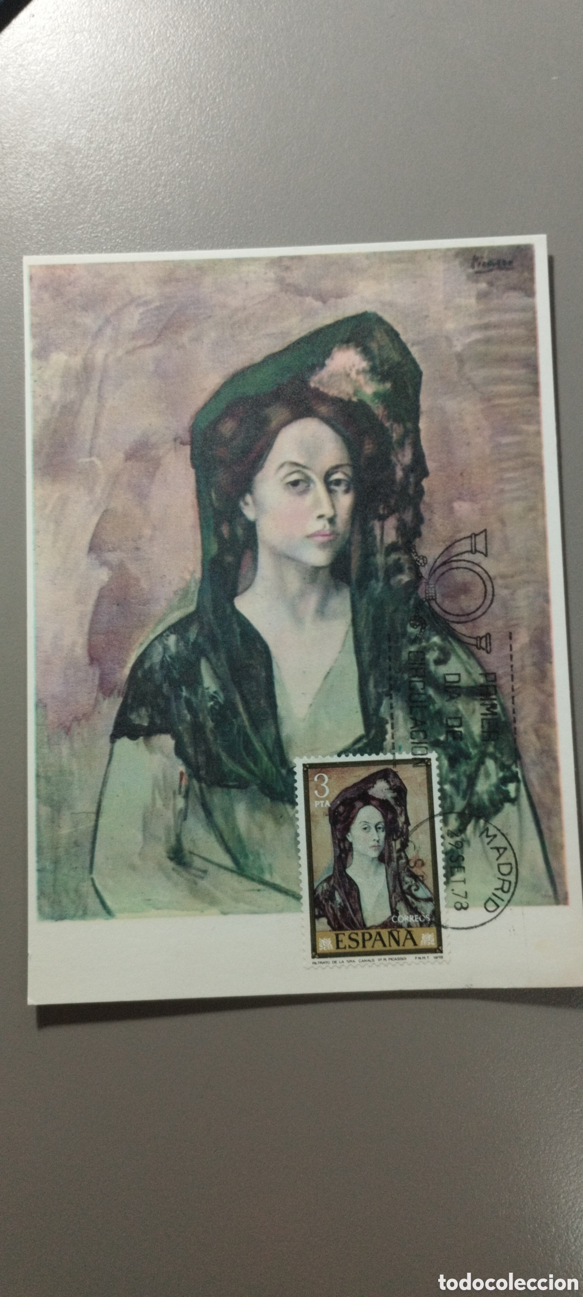 Sellos: Tarjeta M&aacute;xima Picasso 8 a&ntilde;o 1978 - Foto 8