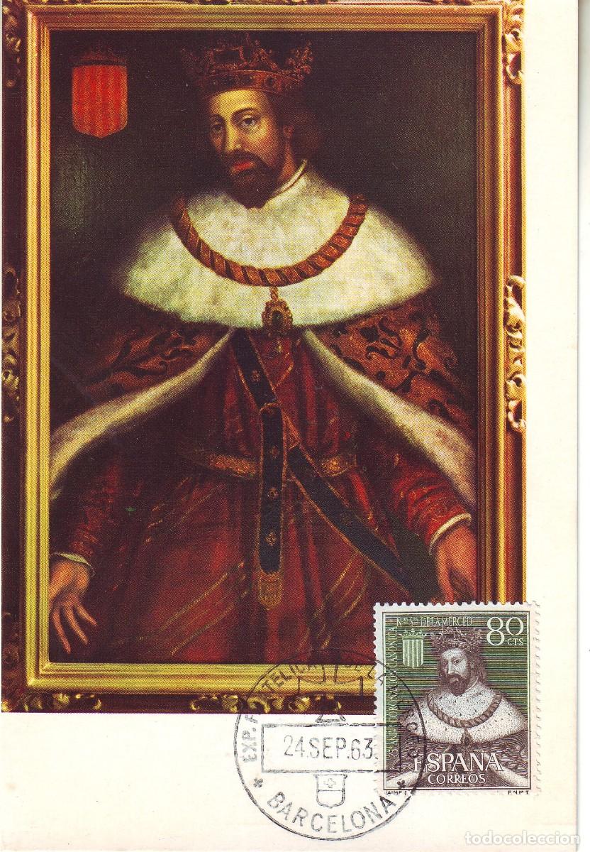 Sellos: DOS POSTALES ANIVERSARIO NUESTRA SRA, DE LA MERCED - Foto 2