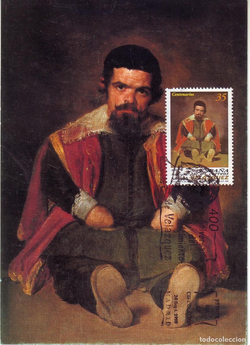 Sellos: POSTAL DE EL BUFON DE VELAZQUEZ - Foto 1