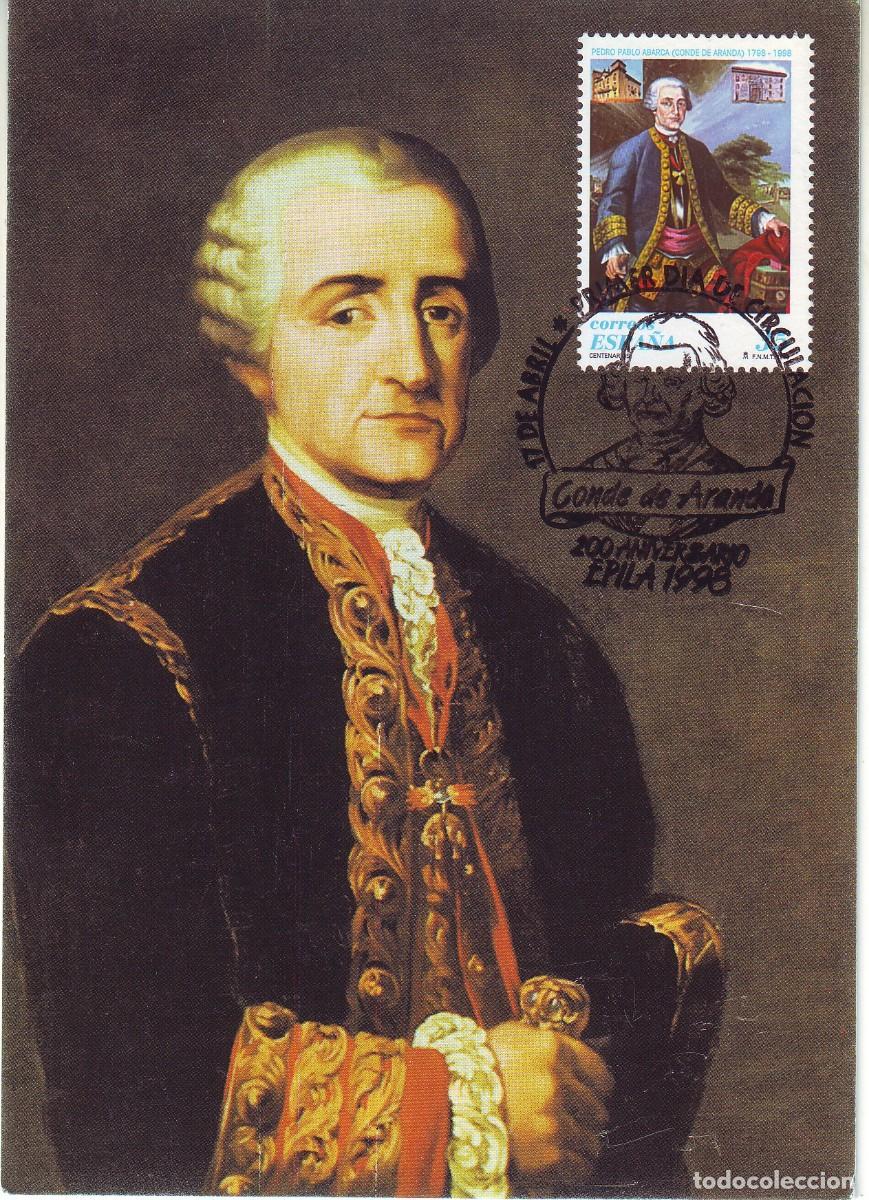 Sellos: POSTAL DE PEDRO PABLO ABARCA DE BOLEA - Foto 1