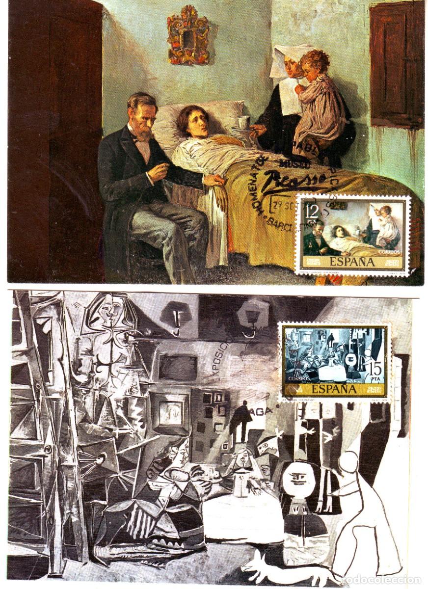 Sellos: DOS POSTALES DE PICASSO - Foto 1