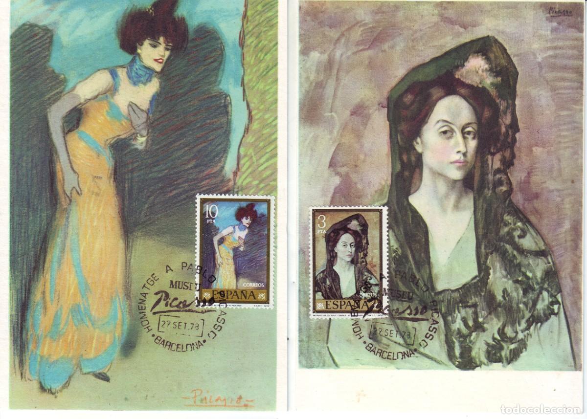 Sellos: TARJETAS CUADRO DE PICASSO - Foto 1