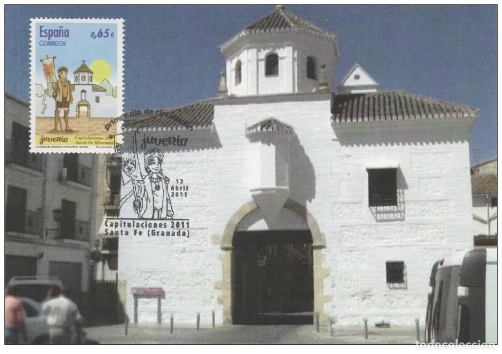 Sellos: Espa&ntilde;a Spain 2011 - Juvenia carte maximum - Foto 1