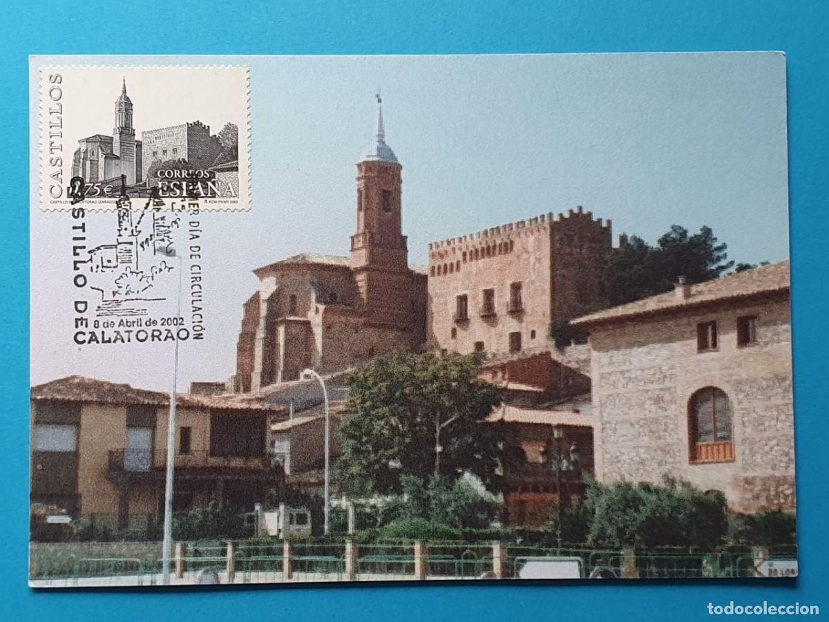 Sellos: Tarjeta M&aacute;xima - Castillo de CALATORAO Zaragoza 2002 - Foto 1
