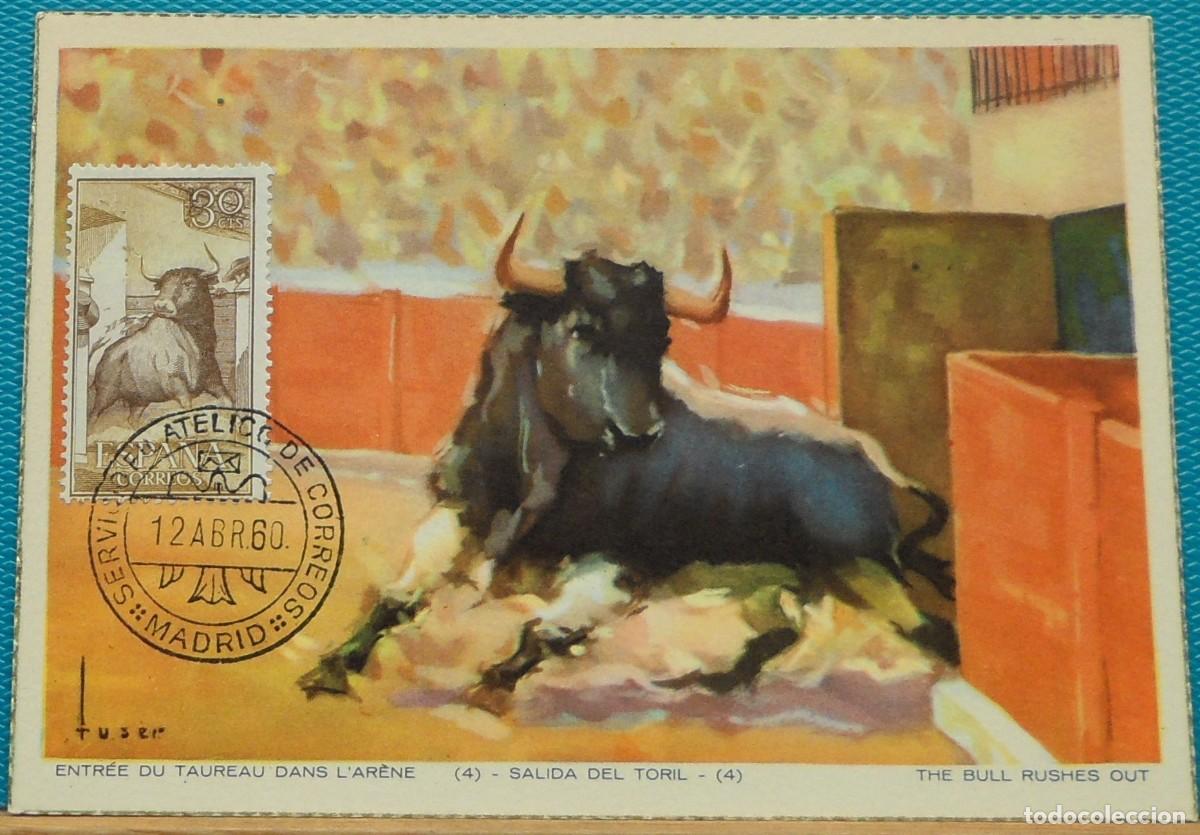 Sellos: 1960-ESPA&Ntilde;A-VER FOTO-TAUROMAQUIA N&ordm;1257