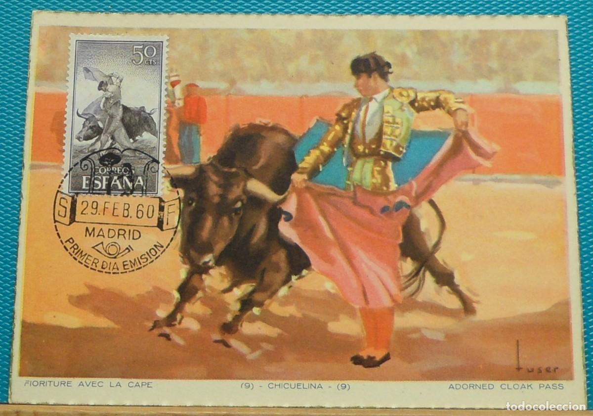 Sellos: 1960-ESPA&Ntilde;A-VER FOTO-TAUROMAQUIA N&ordm;1258